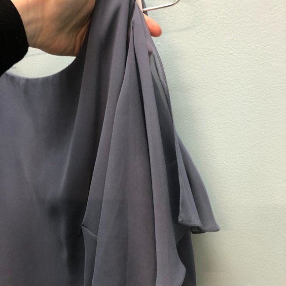 NEW Navy Blue Mother of the Bride/Groom Elegant Formal Holiday Dress SIZE 12 - Picture 6 of 15